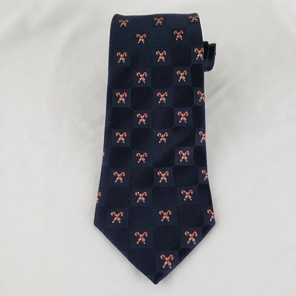Pierre Cardin Blue Silk Mens Tie 3.75